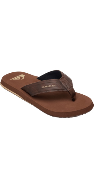 2026 Quiksilver Hombres Monkey Wrench 26 Sandals EQYL100078 - Marrón 3